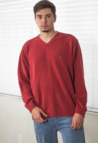 VINTAGE TOMMY HILFIGER JUMPER SWEATSHIRT LOGO 90S XL 23.9