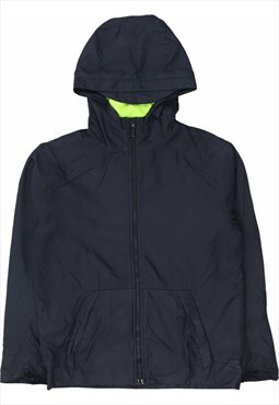 Nike 90's Waterproof Zip Up Hooded Puffer Jacket Large Black