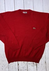 Vintage knitted 90s Lacoste jumper 