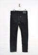 VINTAGE LEVI'S 510 JEANS SKINNY FIT BLACK DENIM W30 L30