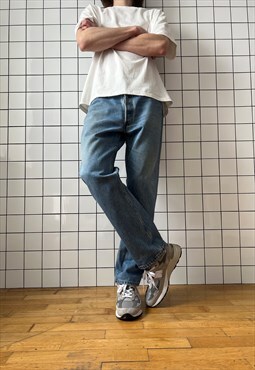 Vintage Jeans LEVIS 501 Light Washed 90s Blue