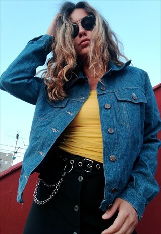 90'S ONYX DENIM JACKET