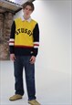 DEADSTOCK STUSSY SPELL OUT RUGBY POLO SHIRT 