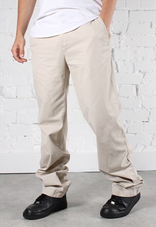 VINTAGE TOMMY HILFIGER CARGO TROUSERS W/ FLAG LOGO