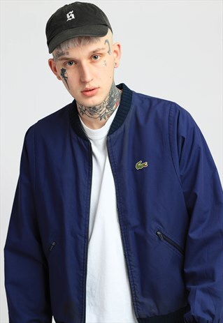 VINTAGE 90S LACOSTE REVERSIBLE HARRINGTON JACKET