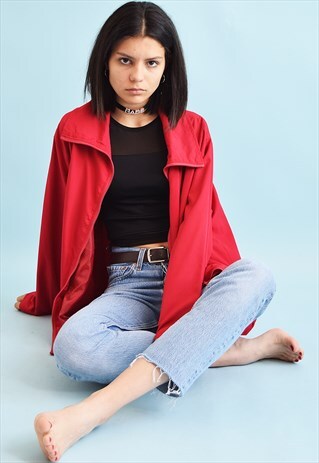 90'S RETRO FESTIVAL OVERSIZED MINIMALIST JACKET TOP