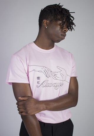 ALWAYS T-SHIRT IN LIGHT PINK