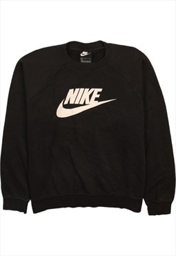 Vintage 90's Nike Sweatshirt Spellout Center Middle Swoosh