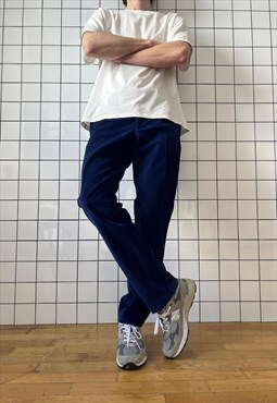 Vintage POLO RALPH LAUREN Corduroy Pants Trousers Blue
