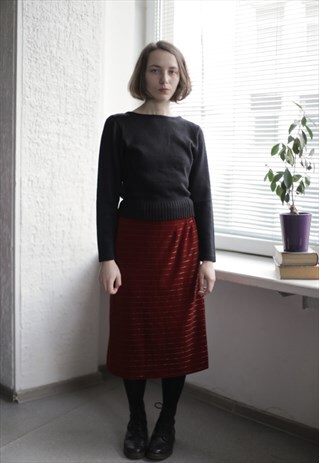 VINTAGE 90'S BLACK KNITTED JUMPER