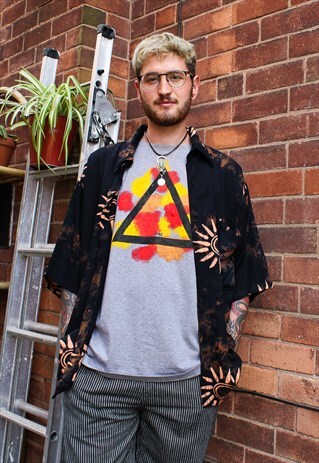 HANDPAINTED UNISEX FIRE ELEMENT TSHIRT