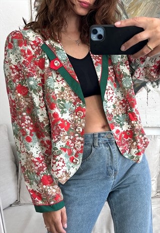 TRACHTEN FLORAL COUNTRY CROP JACKET - L - XL