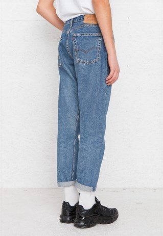 VINTAGE BLUE LEVI'S 536 FIT DENIM JEANS