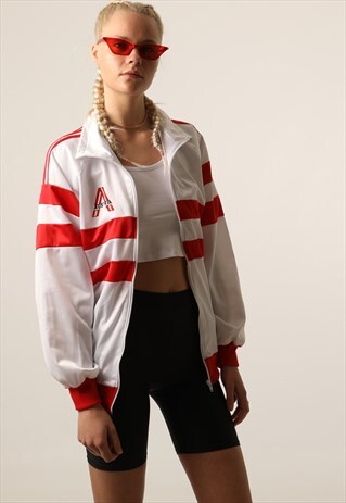 VINTAGE ADIDAS AUSTRIA FOOTBALL SHELL FESTIVAL JACKET