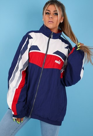 VINTAGE PUMA TRACK JACKET IN MULTI NJ714
