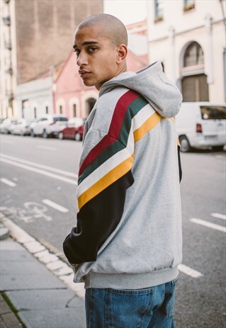 "WALKER" HOODIE IN GREY