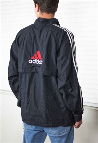 VINTAGE ADIDAS JACKET LOGO 90S L 10.7