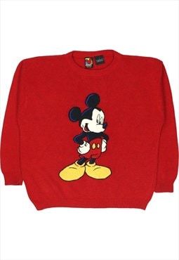 Vintage 90's MICKEY Sweatshirt Jumper Knitted Mickey Mouse