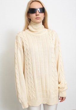Vintage 90s Cable Knit Sweater