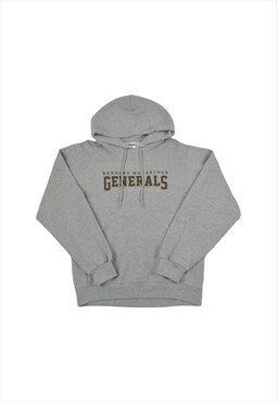Vintage Douglas Macarthur Generals Hoodie Sweatshirt Grey S