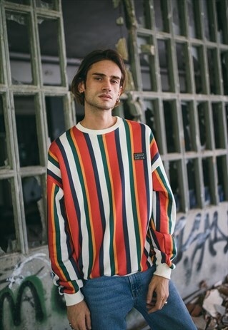 SWEATSHIRT "CLARK" MULTICOLOR STRIPES