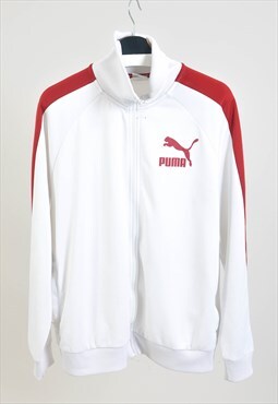 Vintage 00s puma track jacket in white