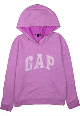 Vintage 90's Gap Hoodie Spellout Pullover Pink Large