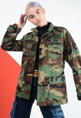 VINTAGE US ARMY CAMO JACKET