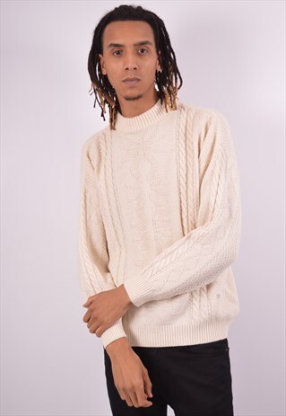 VINTAGE VALENTINO JUMPER SWEATER WHITE