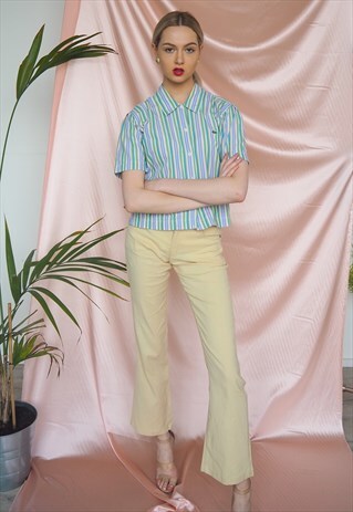 RARE VINTAGE YELLOW ARMANI MOM JEANS