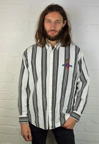VINTAGE 90'S STRIPED SHIRT