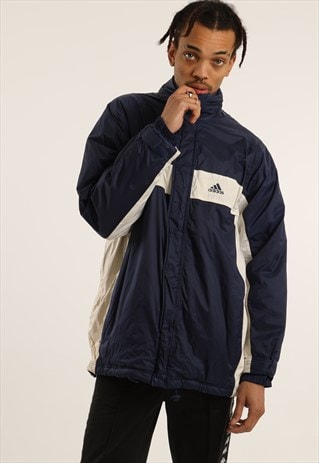 VINTAGE ADIDAS FLEECE LINED JACKET
