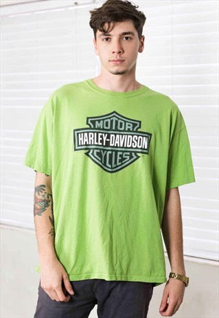 VINTAGE HARLEY-DAVIDSON T-SHIRT LOGO 90S XL 9.3