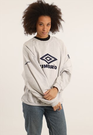 VINTAGE UMBRO EMBROIDERED LOGO SWEATSHIRT