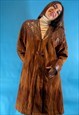 Amazing Vintage 80s Leather Patchwork Coat