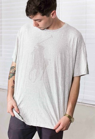 VINTAGE RALPH LAUREN T-SHIRT LOGO 90S XL 7.0