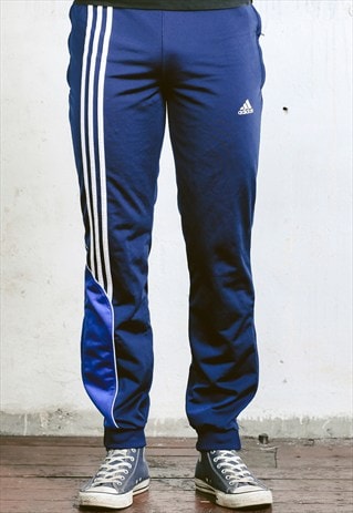 VINTAGE ADIDAS SLIM TRACK PANTS