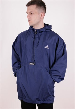 90S VINTAGE ADIDAS SHELL ANORAK JACKET AA10129