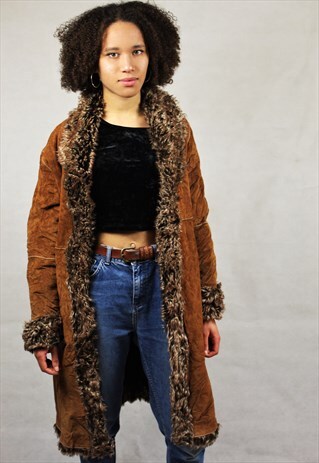 VINTAGE / SUEDE LEATHER / COAT