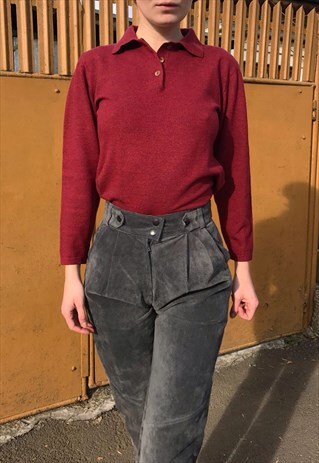 MADE IN ITALY 70S EXTRAFINE MERINO WOOL SWEATER