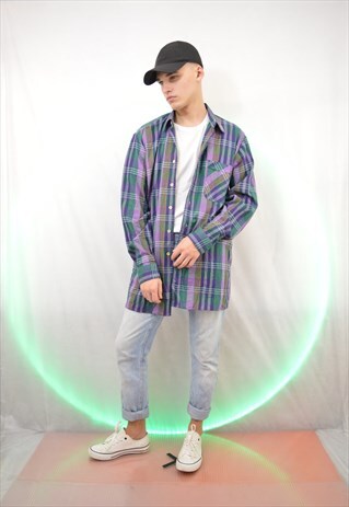 MULTICOLOUR CHECKERED VINTAGE SHIRT