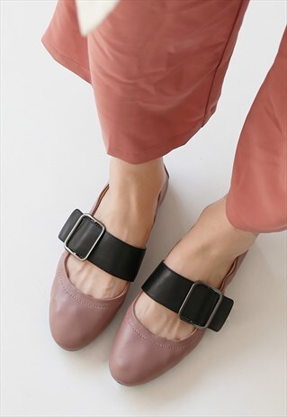 ROCK GENUINE LEATHER BALLET SHOES
