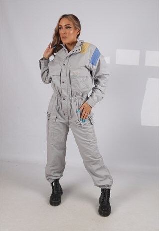 RARE VINTAGE 1980'S ADIDAS TRACKSUIT ALL IN ONE UK 12 (D5AF)