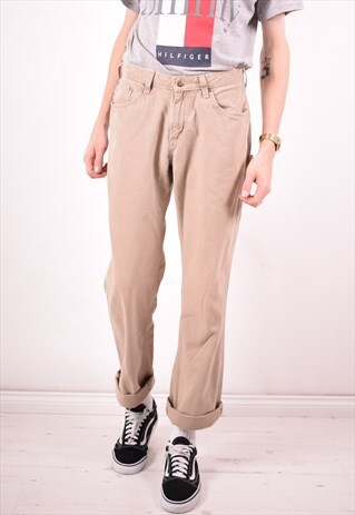 CARHARTT MENS VINTAGE JEANS W30 L32 KHAKI 90S