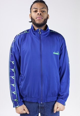 VINTAGE 90S DIADORA ZIP-UP SPORTS JACKET