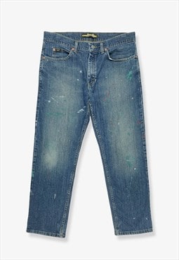 Vintage lee custom paint straight leg jeans BV13037