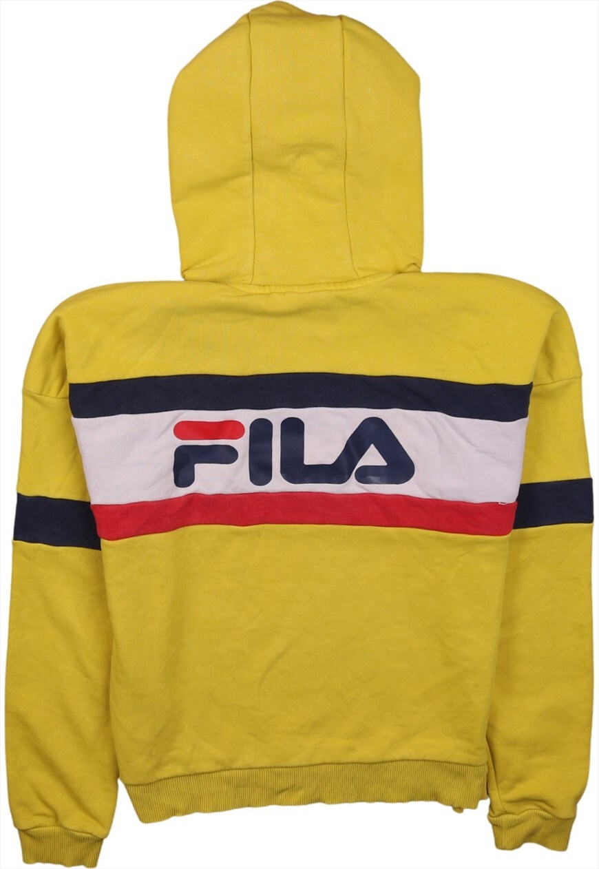 Fila yellow hoodie deals