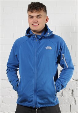 Vintage TNF The North Face Hoodie in Blue with Logo