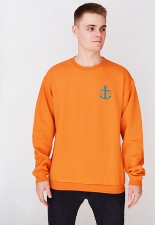 ORANGE V.L.N.S ANCHOR (BLUE) SWEATSHIRT