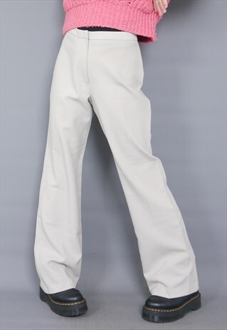 baggy cream pants